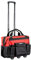 Wiltec Trolley porta attrezzi 46 x 25 x 37 cm, portata 40 kg, valigetta porta attrezzi con ruote, 19 scomparti, carrello per attrezzi con base rinforzata