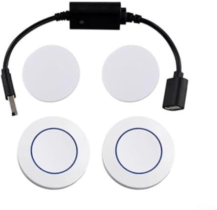 Feegow RF Mini Wireless Fernbedienung für LED-Lichtstreifen, DC 5V USB LED Controller, Reichweite 20-50m, Fernbedienung LED-Lichtschalter (P30-2)