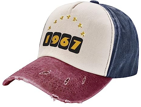 Casquette De Baseball 1967 Anniversaire Chapeau De Golf Légère Chapeau De Sport Mode Casquette Unisexe, pour Garçon, Hommes, Cyclisme