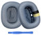 Cuscinetti Auricolari di Ricambio per AirPods Max Cuffie di MMOBIEL - Premium - Memory Foam e Mesh Fabric Cuscinetti Cuffie con Strato di Silicone - Padiglioni Cuffie – Blu