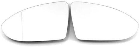 beheizbar Ersatzspiegelglas Erhitzt Klare Rückansicht Seiten Spiegel Glas Objektiv Für VW Für Golf 7 Für MK7/ Für MK 7,5 Für GTI Für GTD 2012-2021 Für Touran 5T Ersatz Außenspiegel Glas(A Pair)