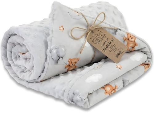 Totsy Baby Copertina neonato - piccola coperta neonata per passeggino o culla per bambini e morbido copertini neonati per bambino bambina Cotone Oeko-Tex