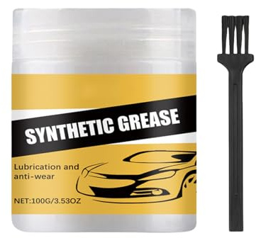 Grasso Sintetico | Lubrificante per Portiere Auto | Grasso Auto 100g Resistente per Manutenzione Freni Porte Garage Catene Rimorchi