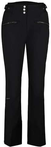 Ziener Damen TILLA-Z Ski-Hose/Schnee-Hose | Primaloft, wasserdicht, atmungsaktiv, Black, 34