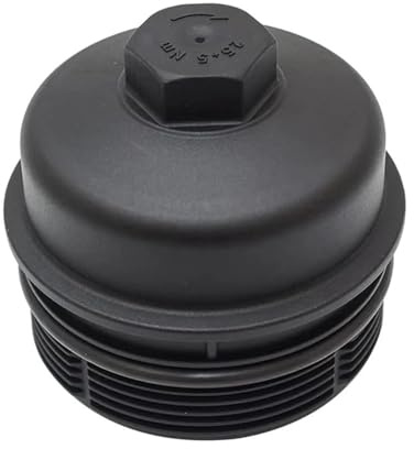 Tapa del filtro de aceite, tapa de la carcasa del filtro de aceite, tapa del filtro de automóvil, adecuada for 2011-2019 BB3Q6737BA U20214309 1720609 Reemplazo de accesorios