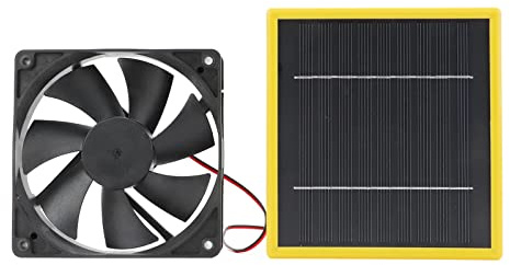 Kit per ventole del pannello solare durevole ventilazione fai -da -te raffreddamento portatile per serra