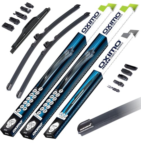 OXIMO Essuie-glaces pour Citroen C4 1 I LA Coupé 2004-2010 | Avant et arrière, Lot de 3 balais d’essuie-glace - 700 mm à gauche, 600 mm à droite, 180 mm à arrière