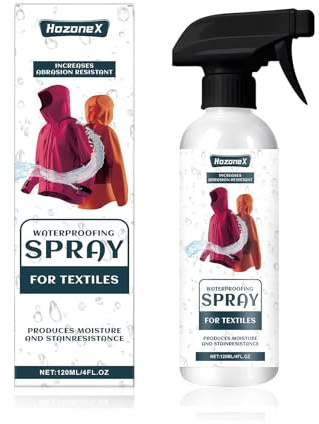 Spray impregnante per tessuti, impregnante per tessuti, spray impermeabilizzante, resistente allo sporco, traspirante, impregnante sostenibile, per giacche all'aperto, tessuti funzionali (120 ml)