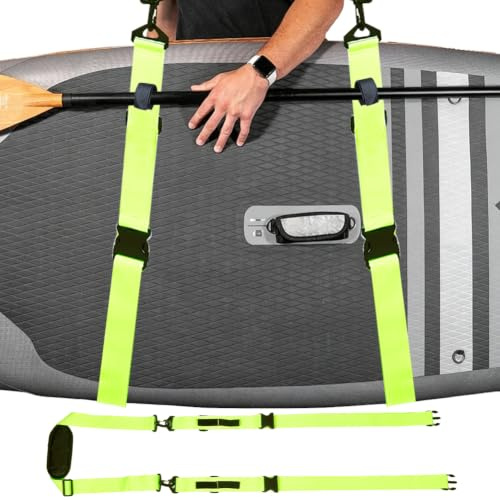 GORGECRAFT Correa de Transporte para Tabla de Paddle Surf, Correa de Hombro para Tabla de Surf, Colo