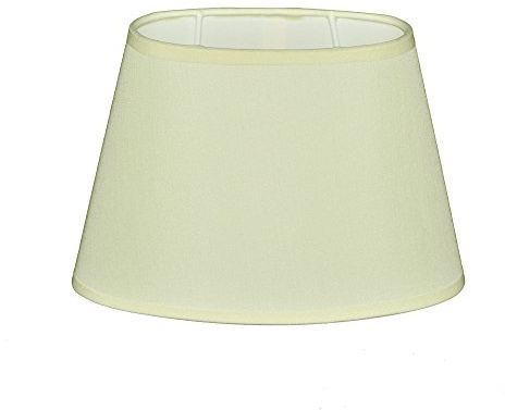 Lampenschirm für Tischleuchte in Oval Creme uni TL 20-14-14