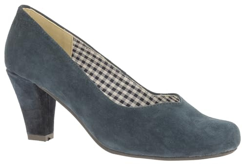Hirschkogel Damen 3000507 Pumps, d.blau, 42 EU
