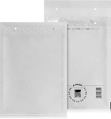 D4 1000 St. Luftpolstertaschen Versandtaschen E-PACK D/4 Weiß 200×275 Luftpolsterumschlag