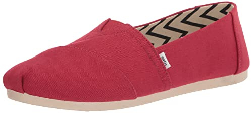TOMS RECYCLED COTTON ALPARGATA herr Loafer platt Espadrille, Marinblå, 43.5 EU