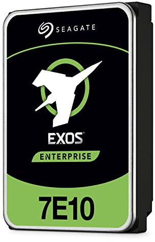 Seagate Exos 7E10 6TB Internal Hard Drive HDD - 3.5 Inch 512n SAS 12GB/s, 7.200 RPM, 256MB Cache and 2M MTBF for Enterprise, Data Centre (ST6000NM001B)