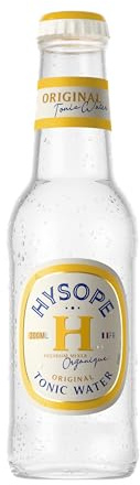 HYSOPE Tonic Water Original – Origine France – Premium Mixer Bio – Idéal en cocktail - Notes d'orange amère - 24 x 20cl