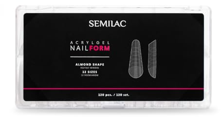 Semilac Acrylgel nail form Almond 120szt.
