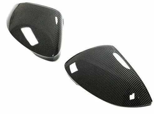 Spiegelkappen Für VW Für Golf 8 Für MK8 R GTI W/Lane Assist 2020-2022 Carbon Look Seite Flügel Rückspiegel Abdeckung Fall Kappe Spiegelkappen