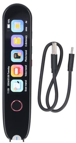 Scan Translator Pen, OCR Digital Translation Pen Scanner, Mehrere Sprachen Smart Digital Translation Pen Scanner für Geschäftsleute, Studenten, Erwachsene