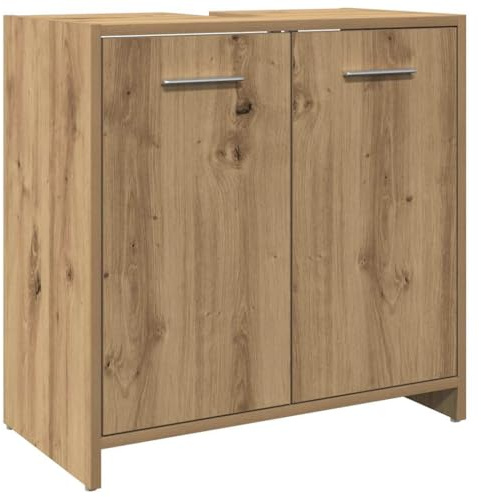 vidaXL Waschbeckenunterschrank Artisan-Eiche 60x33x60 cm