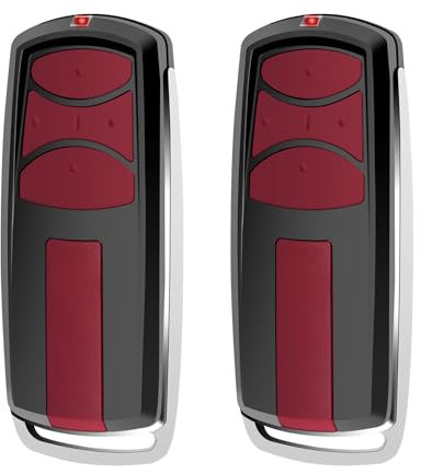 2PCS Garage Door Opener Hand Transmitter Replacement for Liftmaster TX4UNIF, 4-channel Gate Remote Control
