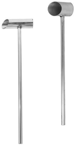 LOPUNER 2pezzi Cucchiaio Per Zucchero Per Marshmallow Inossidabile Accessorio Versatile Per Cucina e Bar Design Ergonomico e Resistente Per Preparare Dolci e Caramelle