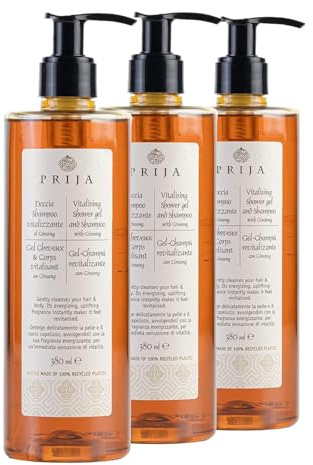Prija Haut & Haarshampoo vitalisierend mit Ginseng 380 ml Hair & Body Duschgel (3)