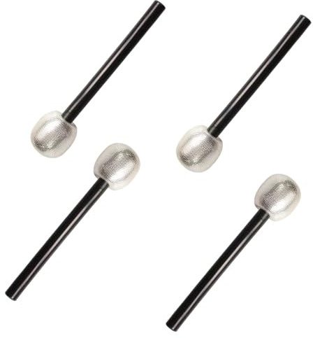 Lot de 4 faux microphones pour les fêtes d'enfants et le divertissement Cosplay Rock Band Faux Mics Accessoires pour fête musicale Accessoires de microphone pour fête de masse Accessoires de