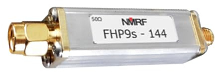 Dasbsug Filtro passa-alto PUEO6552 di FHP9s-144 per impedenza del passaggio basso coassiale 144MHz 5Ohms per il connettore di SMA delle applicazioni ad alta frequenza