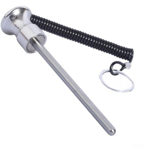 Yhenlovtt Accessoire Iron Stack magnétique avec lanière en alliage d'aluminium pour équipement de gym standard pour moulage et poids de fitness, fonction gym à domicile (8125 mm)