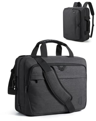 bagsmart Laptop Bag, Expandable Computer Bag Laptop Briefcase Men Women | 17.3 Inch Laptop Shoulder Bag, Work Bag Backpack Business Travel Office