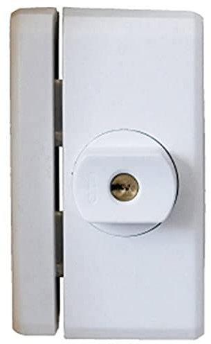 ABUS Fenster Zusatzsicherung mit Alarm, Weiß, Gleichschließend / AL0145