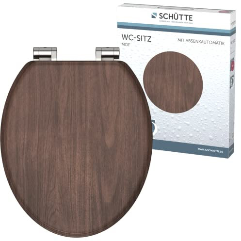 SCHÜTTE WC-Sitz MDF (Dark Wood)