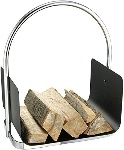 Kaminholz Tragekorb 48x41x30 cm | Extra breiter Griff, Für Brennholz, Für Feuerholz