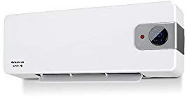 Taurus RCMB 27 - Calefactor IP22 apto para baños, 2000W, 2 potencias, Termostato de 10 a 49ºC, Indicador de temperatura, Temporizador 24h, Programable, Temporizador 24h, Hasta 20m2, Blanco