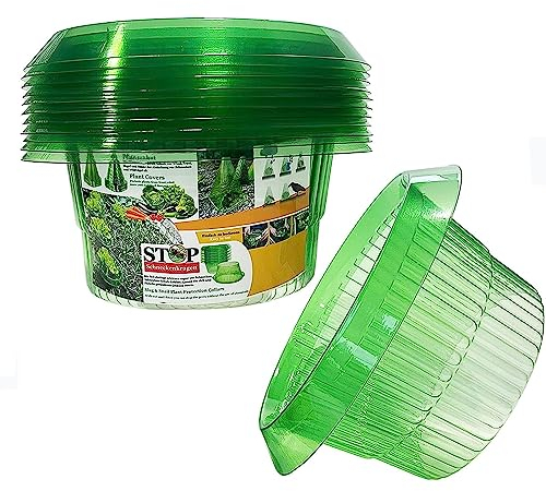 VDYXEW Collerette Anti-escargots pour Plantes de Salade et Charbon, Protection Contre Les escargots sans Produits Chimiques, Protection des Plantes de Salade en Plastique (15 pièces)
