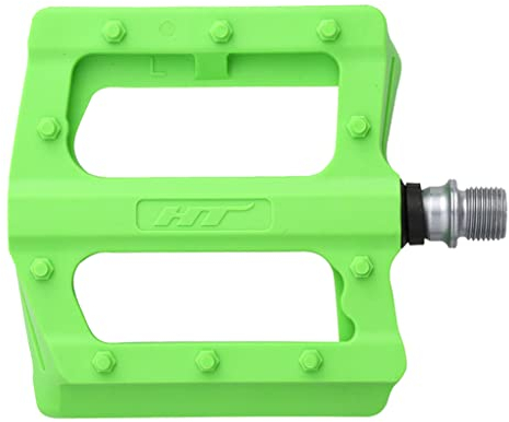 HT Components PA12 Pedale – Plattform Aluminium 9/16 grün