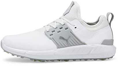 PUMA Ignite Articulate Golfschuh für Herren, Puma White-puma Silver High Rise, 40.5 EU