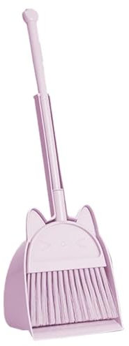 Kids Broom And Dustpan Set, 20 Inch Kids Cleaning Set, Pretend Broom Brush Dustpan, Childs Toy Fun And Educational Kid Broom And Dustpan Set For Toddler Boys And Girls