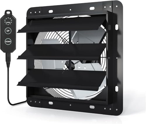 Brogachy 250mm Ventola Aspirazione 1280 m³/h Regolabile PWM Industriale Estrattore,con motore EC trifase Estrattore aria, Per Raffreddamento di Case e Magazzini, Ventilazione, Circolazione dell'aria.