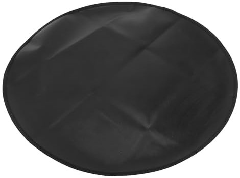 24 Feuerstellenmatte, Runde Feuerfeste BBQ-Grillmatte mit Rutschfester Untergrillauflage, Geeignet für Grillen Im Innen- und Außenbereich, Camping, Picknick (Doppelseitiges