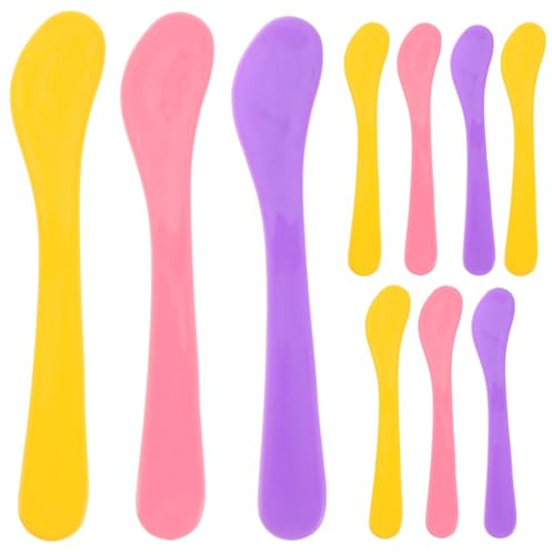 Espátula de Maquillaje de Plástico Pp 15cm, 10 Piezas