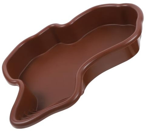 ERINGOGO Grand Bassin De Baignade pour Tortues en Abs Spacieux Et Décoratif, Bol d'eau pour Reptiles, Accessoire D'habitat pour Tortues Domestiques