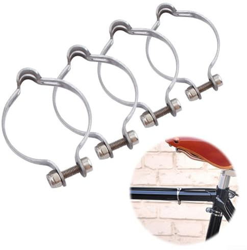 Jotekonoby For Bicycle Brake Cable Holder, Aluminum Alloy Cable Stop for Fixed Gear For Bike – 25.4 mm / 28.6 mm / 31.8 mm / 34.9 mm Handlebar Clamp Ring with Cable