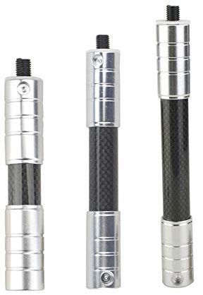 Milaem 5Zoll Bogenschießen Stabilisator Carbon Fibre Extension Bar Aluminiumlegierung Stabilisator Bar Für Recurve Bogen Compoundbogen