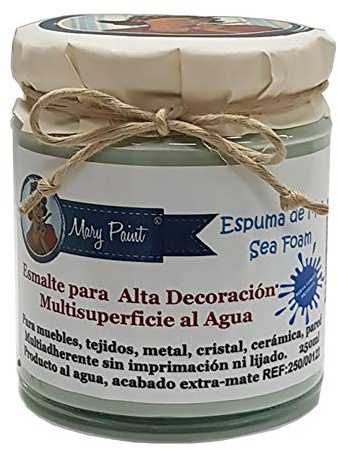Pintura Multisuperficie al agua Mate efecto Chalk 250 (Espuma de Mar)