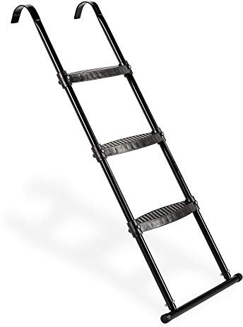 EXIT TOYS Trampolinleiter - Universal - rutschfest - Erhöht die Sicherheit - Für Trampoline auf Beinen mit Rahmenhöhe 95-110cm