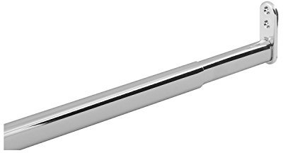 Tubo per armadio allungabile, 60 – 90 cm, asta telescopica, asta stabile per nicchia, asta appendiabiti