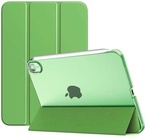 For iPad Mini 7 (A17 Pro, 2024) / Mini 6 (2021) Generation Case, 8.3 inch - Auto Wake/Sleep Cover - Mini 7th / 6th Models: A2993_A2995_A2996_A2567_A2568_A2569 (BrightGreen)