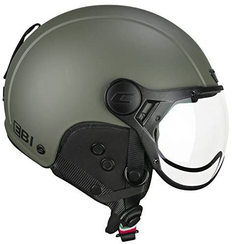 CGM EBI Skihelm Unisex Erwachsene, mattgrün, XXL (61 cm)