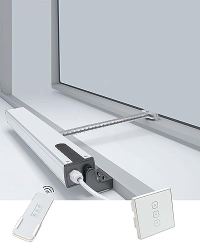 Apri Finestra Automatico 24V Apri Finestra Elettrico con Attuatore a Catena, Max 400N, Corsa 300-1000mm, Sistema Controllo Finestra per Finestre Sospese Lucernario Ventilazione sul Tetto (Size : 400m